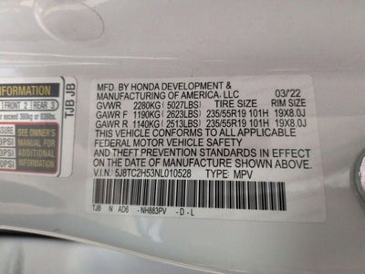 2022 Acura RDX Technology Package SH-AWD
