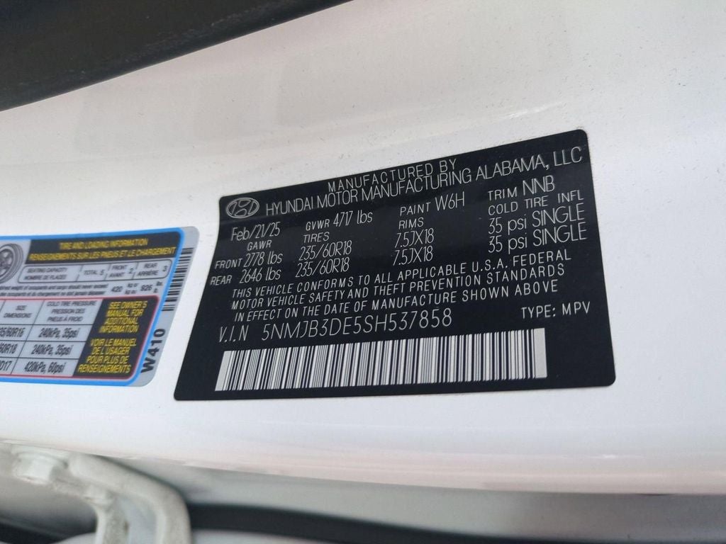 2025 Hyundai TUCSON SEL