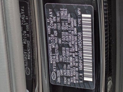 2026 Hyundai KONA SEL Sport