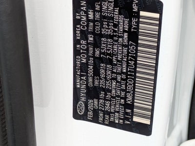 2026 Hyundai TUCSON HYBRID SEL
