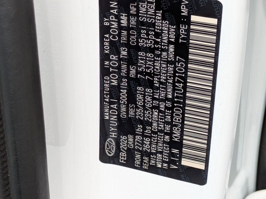 2026 Hyundai TUCSON HYBRID SEL