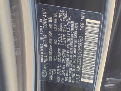 2026 Hyundai TUCSON HYBRID SEL