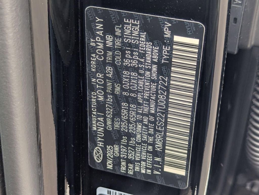 2026 Hyundai PALISADE SEL 8 Passenger
