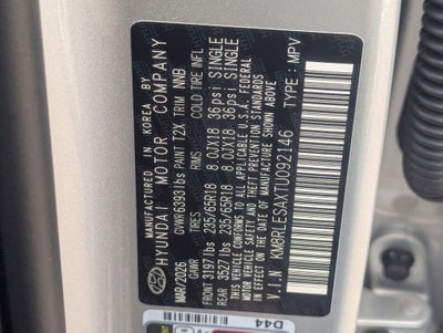 2026 Hyundai PALISADE HYBRID SEL 8 Passenger