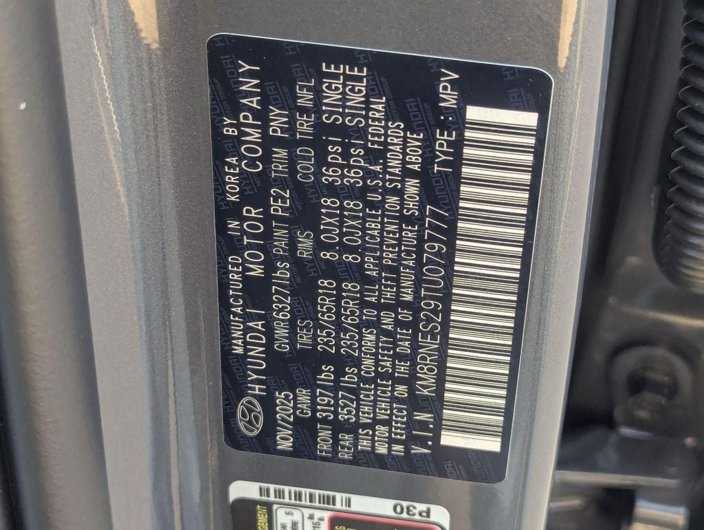 2026 Hyundai PALISADE SEL Premium 7 Passenger